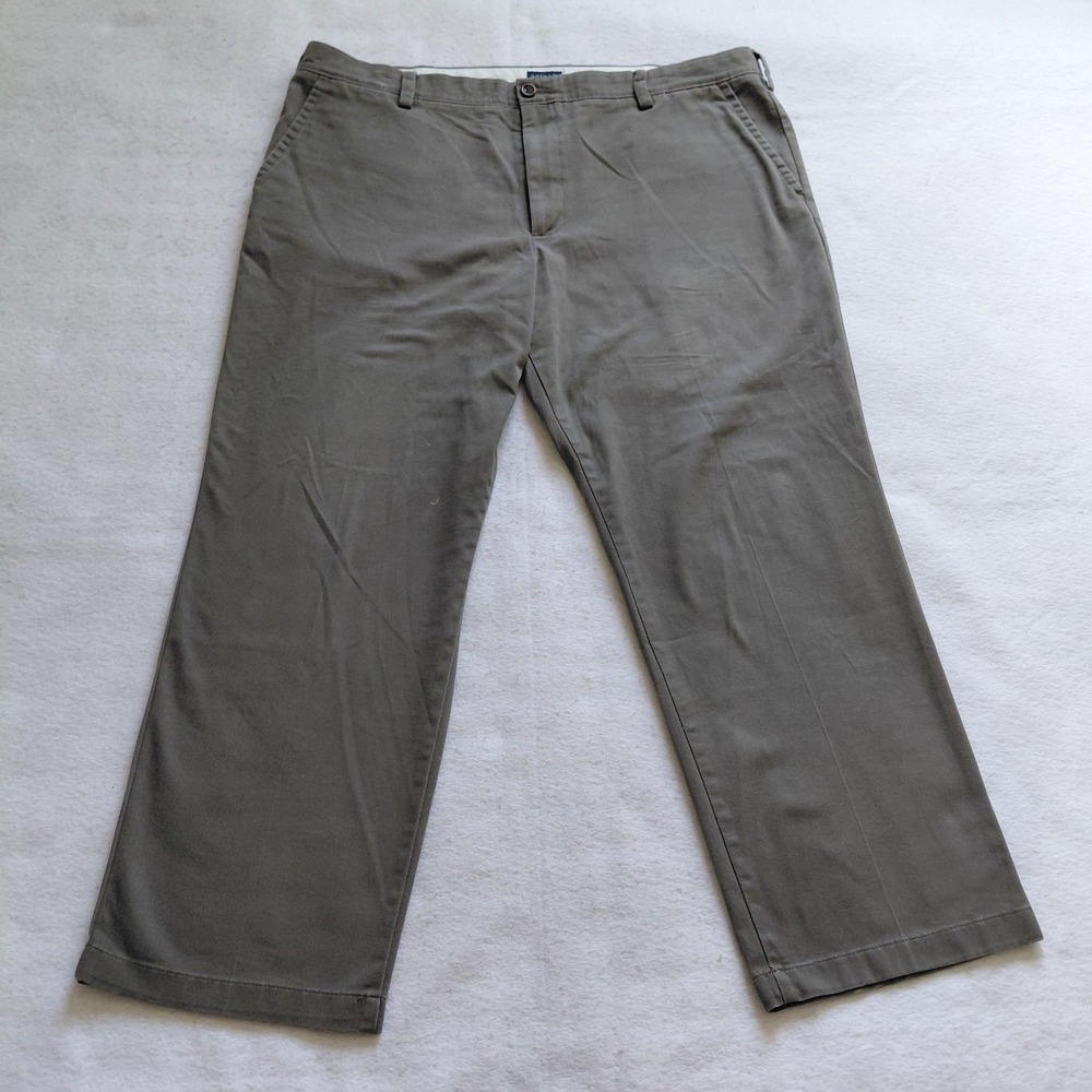 Dockers Classic Fit Waterless Chino Pants Gray Mens 31 Stretch Outdoor Straight